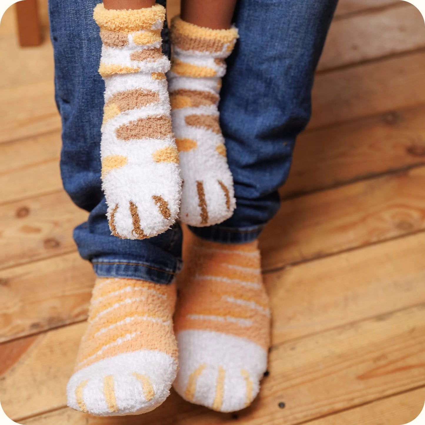 CuddlePaws™ – Chaussettes Cocooning Pattes de Chat