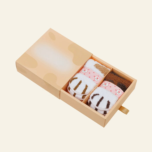 CuddlePaws™ – Chaussettes Cocooning Pattes de Chat